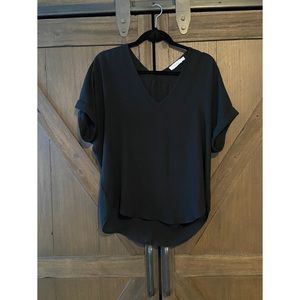 Lush black blouse